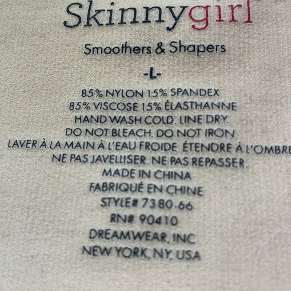 Skinnygirl boy shorts shape wear NWT, Large - Picture 8 of 11